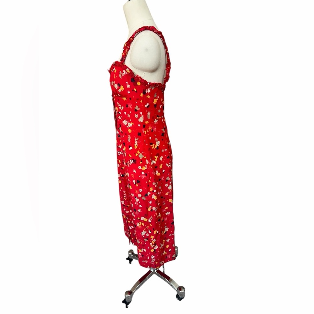 Realisation Par 'Juliet' Rouge Fleur silk floral midi dress, size small - Picture 5 of 9